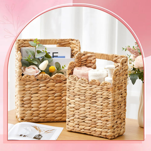 Handwoven storage basket Bowlift
