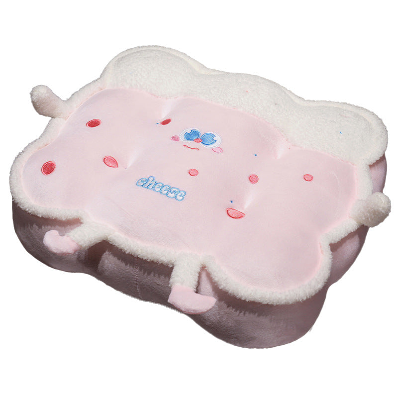 3D Plush Seat Cushion with Sandwich Design Bowlift