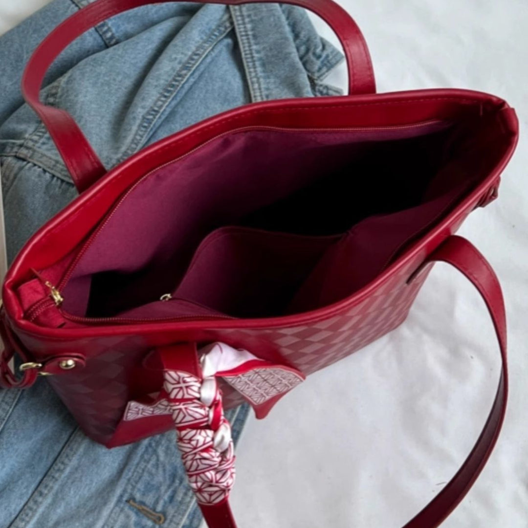 Elegant Woven Tote Bag Bowlift