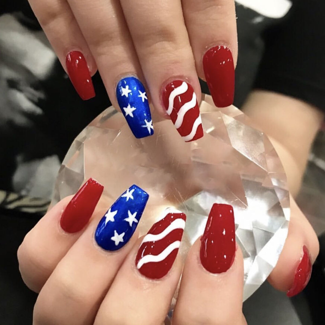 Patriotic Nail Art Kit Bowlift