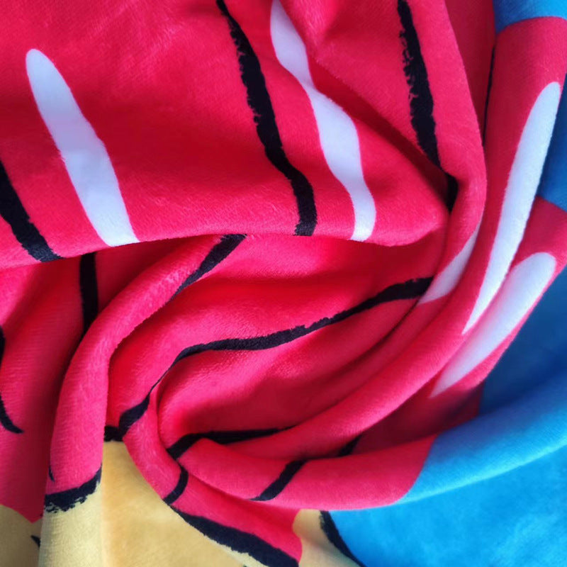 Beach towel with stylish palm motif Bowlift
