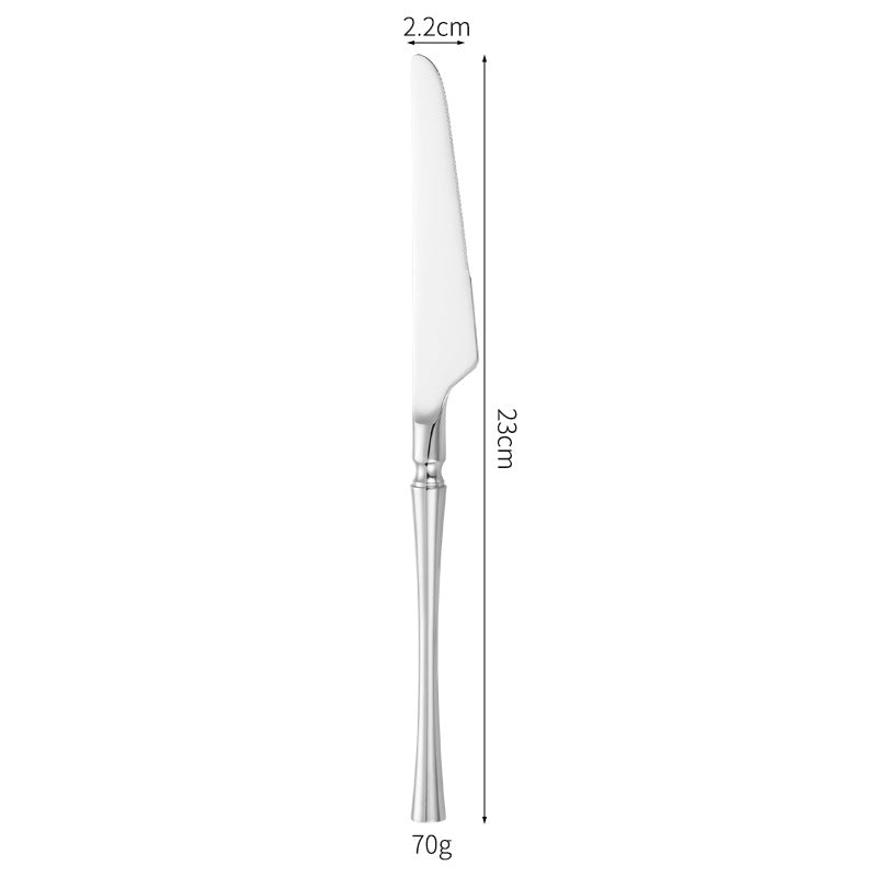 Luxurious and Elegant Dessert Knife with Precision Blade Bowlift
