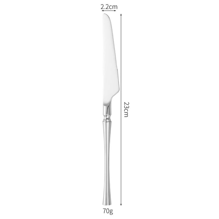 Luxurious and Elegant Dessert Knife with Precision Blade Bowlift