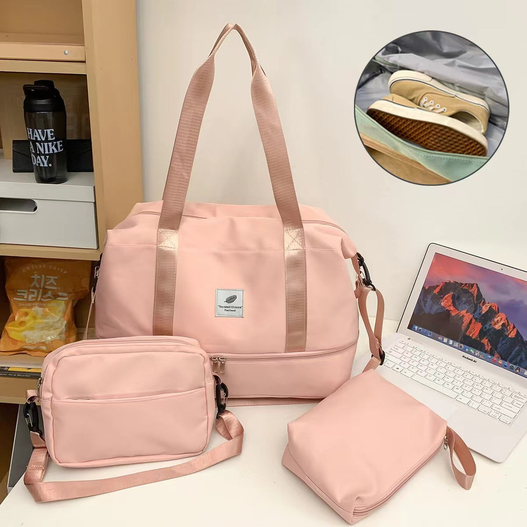 Multifunctional Stylish Travel Bag With Separate Compartments Bowlift
