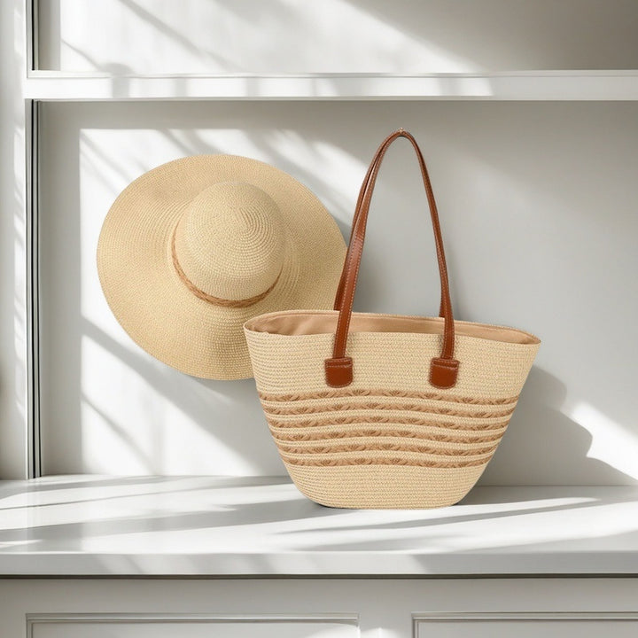 Beach bag with colorful stripes Bowlift