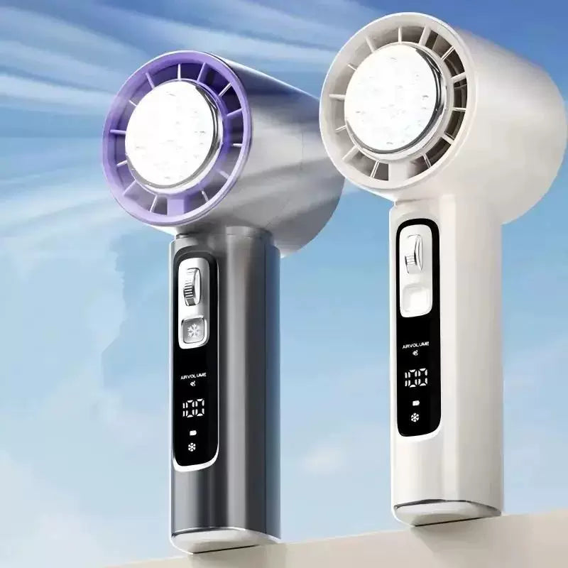 Unisex One Size Portable Personalized Thermoelectric Mini Air Cooler Fan with Smart Display and Adjustable Wind Bowlift