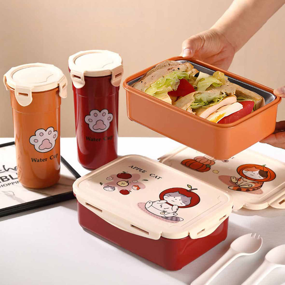 Creative Cat-Themed Food Storage Container