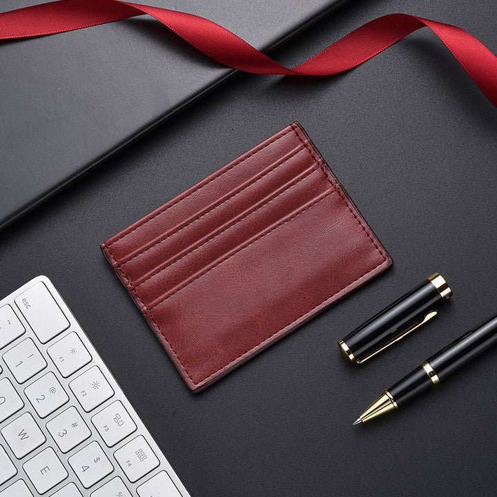 Premium Leather Card Holder Bowlift