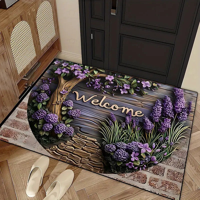 Decorative Round Door Mat
