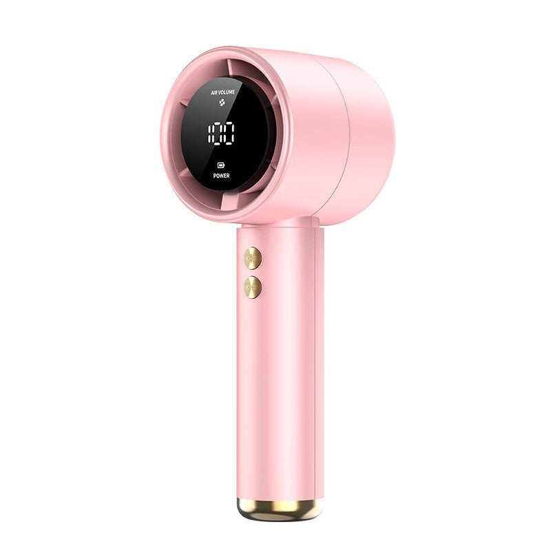 Ladies Portable High Performance Fan with LCD Display Bowlift