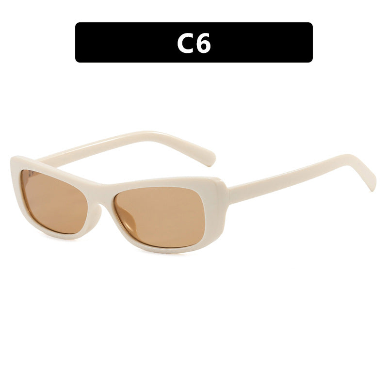 Ladies Trendy rectangular Sunglasses Bowlift