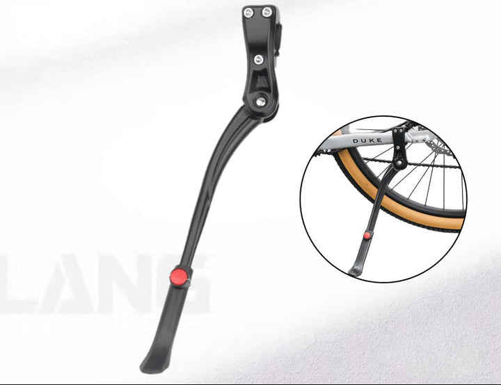 adjustable rear-mount bicycle kickstand with quick-release clamp Bowlift