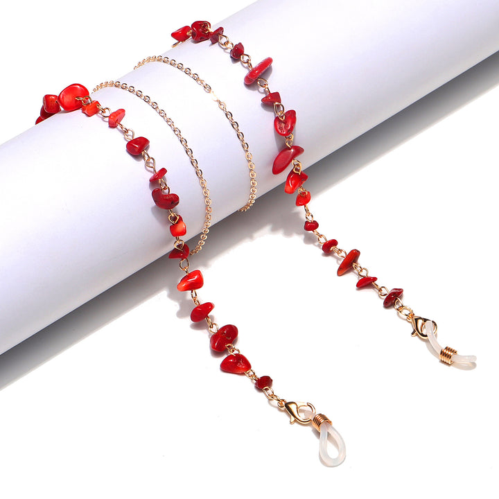 Stylish Natural Stone Eyewear Chain Bowlift