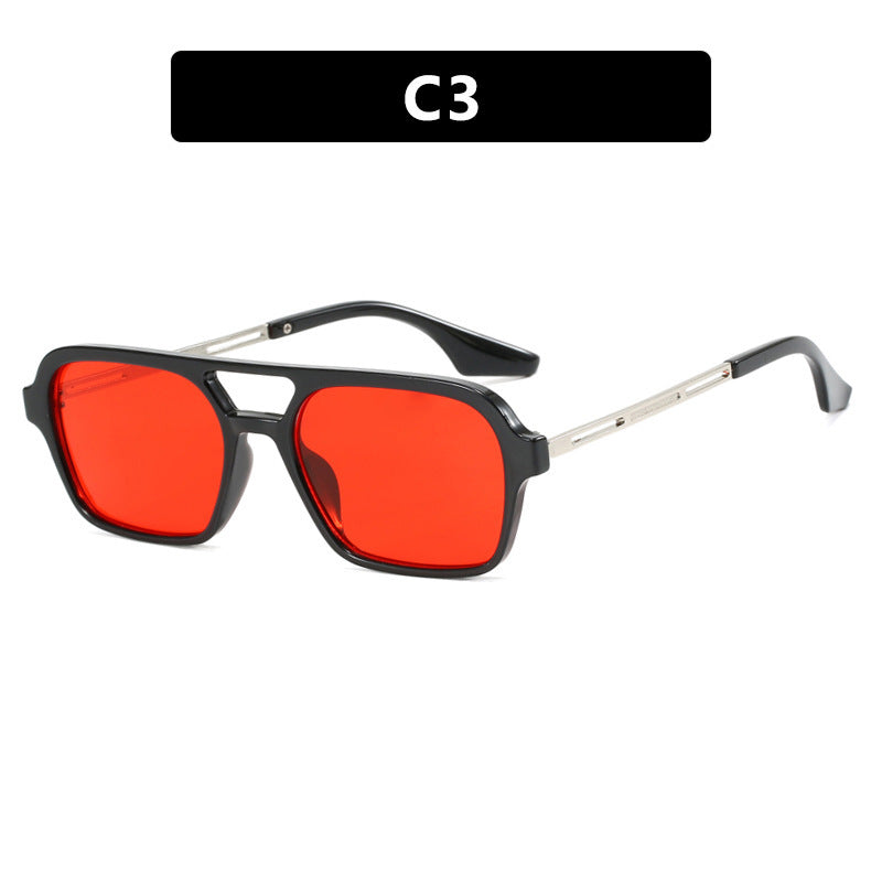 Women's striking square sunglasses with transparent frame Bowlift