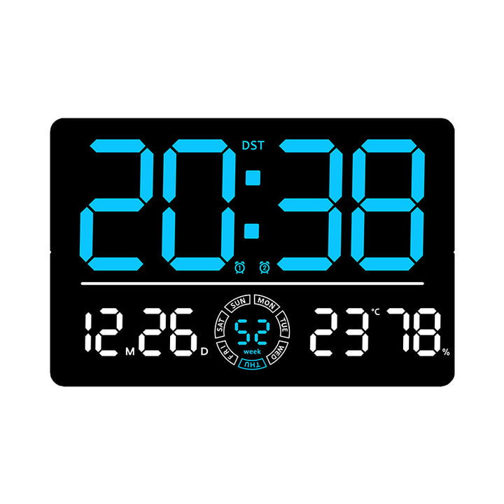 Digital Multifunction Alarm Clock with Hygrometer and Temperature Display Bowlift