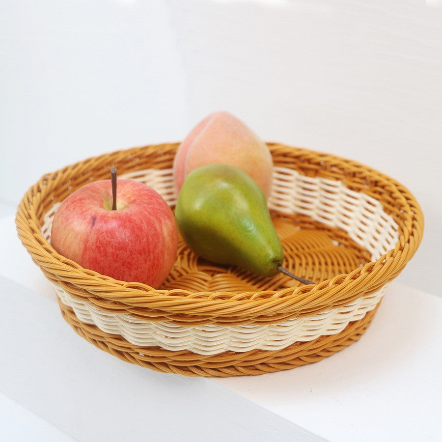 Decorative fruit basket made of handcrafted material Bowlift