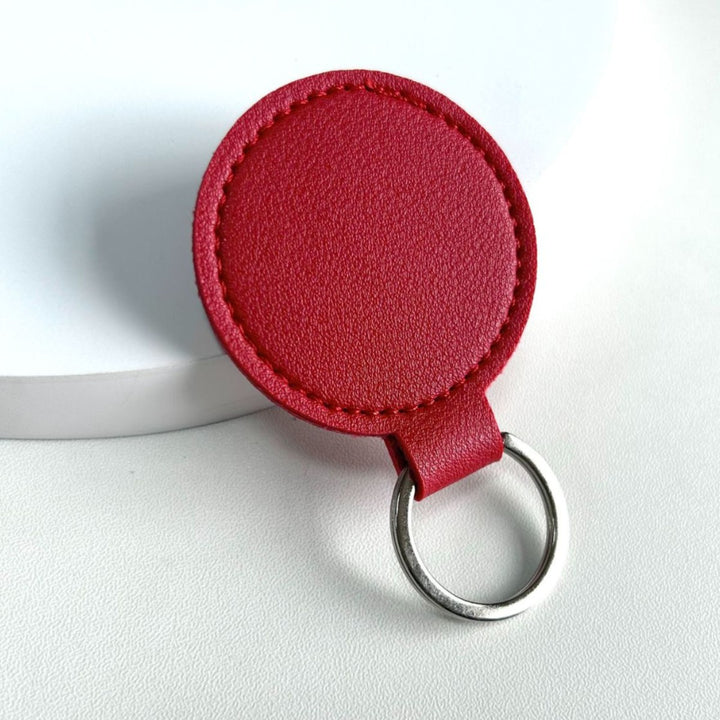 Round Leather Keyring Bowlift