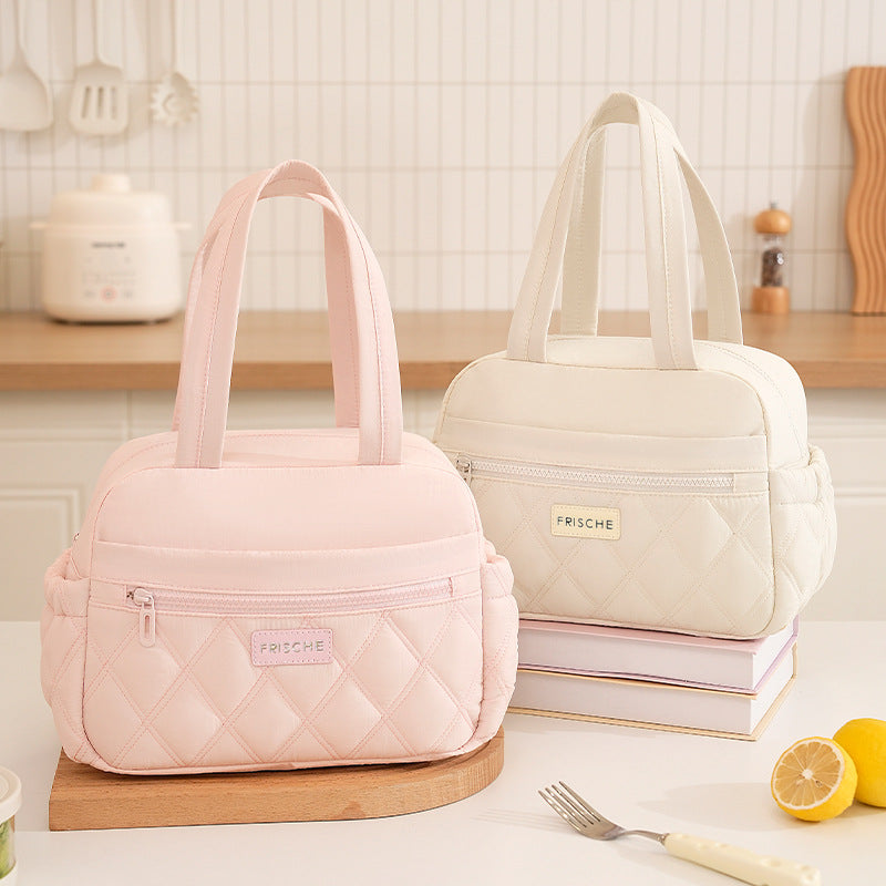 Quilted Insulated Lunch Carrier Bowlift