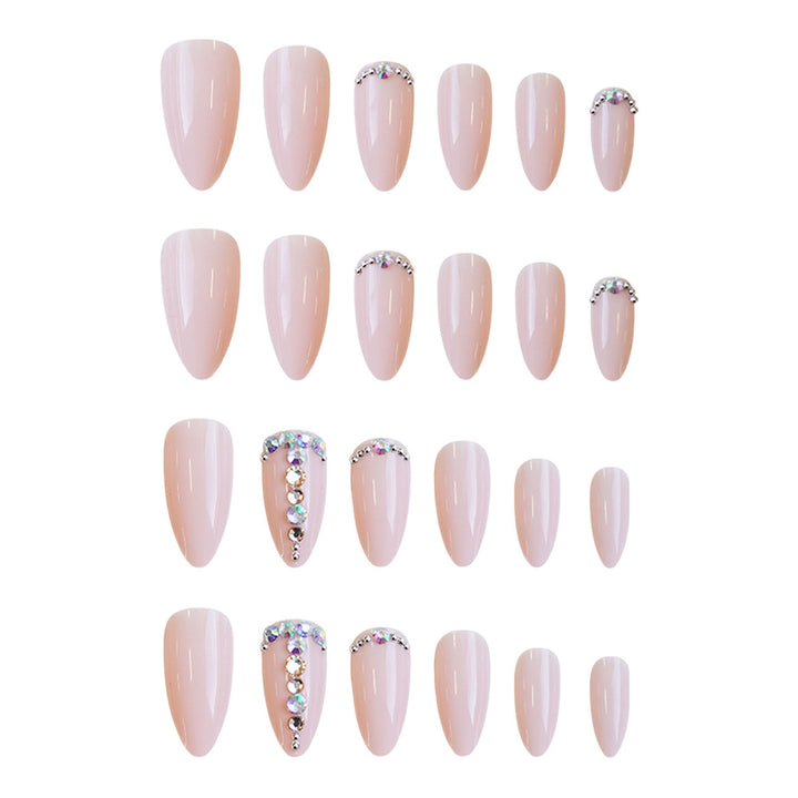 Nail set with elegant glitter accents Bowlift