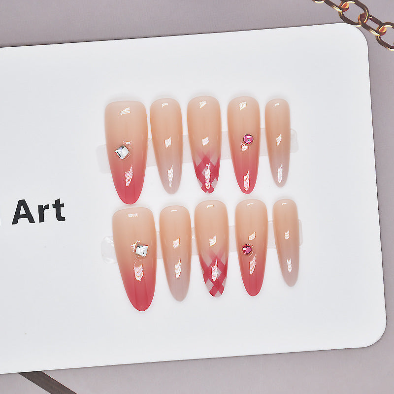 Gradient Ombre Press-On Nail Extensions Bowlift