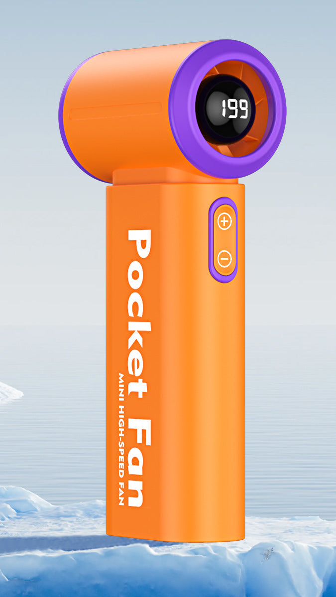 Ladies Mini High-Speed Hand Fan Bowlift