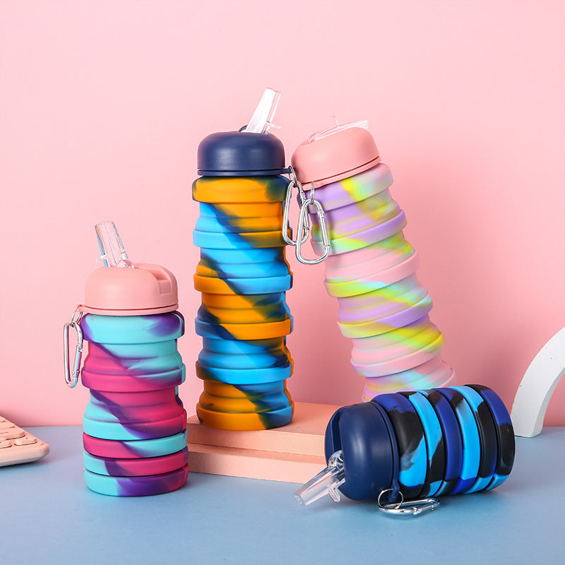 Women collapsible silicone water bottle Bowlift