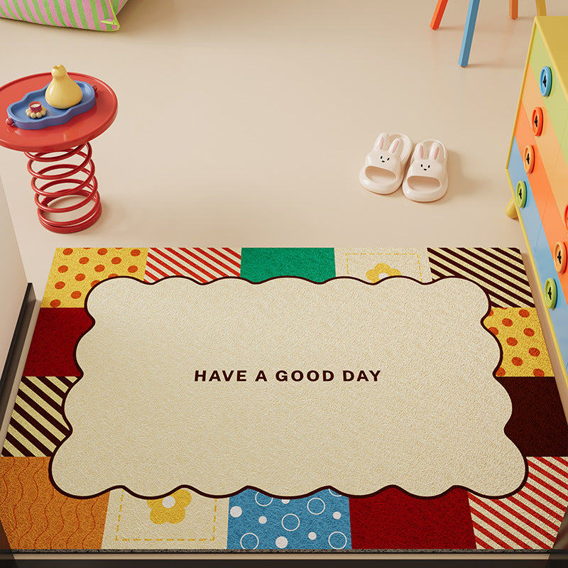 Playful Welcome Mat