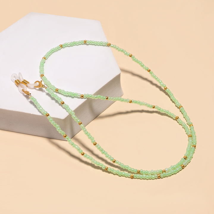 Double-Strand Beaded Eyewear Chain Bowlift