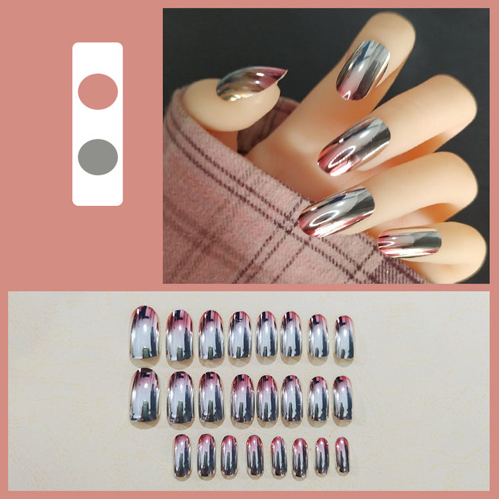 Creative artificial nails in modern gradient design Bowlift