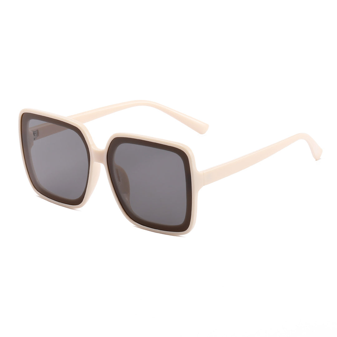 Ladies square sunglasses with stylish frame and UV protection Bowlift