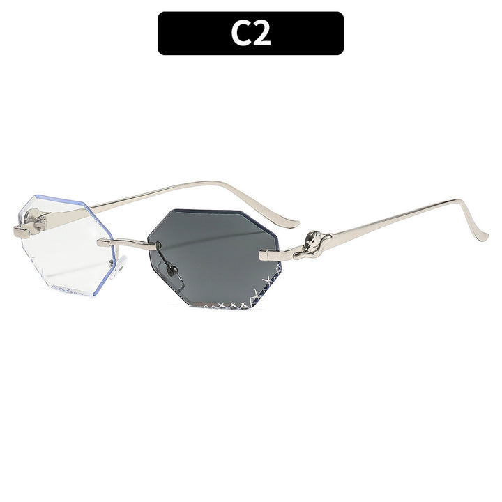 Stylish Geometric Hexagonal Sunglasses