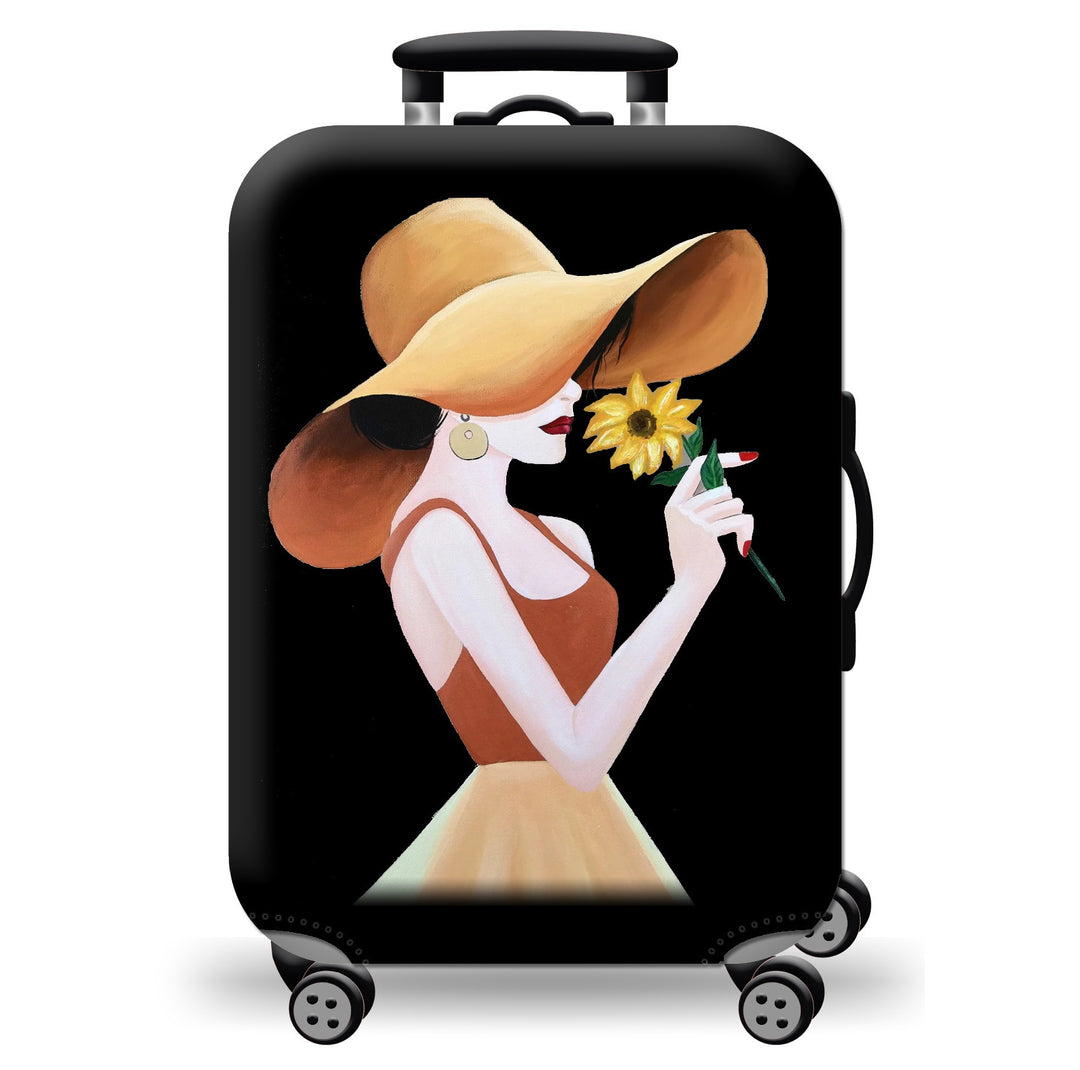 Geometric Travel Hard Shell Suitcase Bowlift