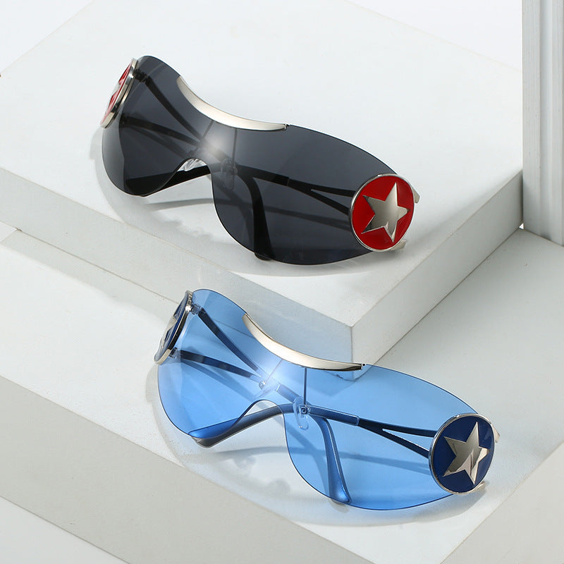 Futuristic Visor Shield Sunglasses Bowlift