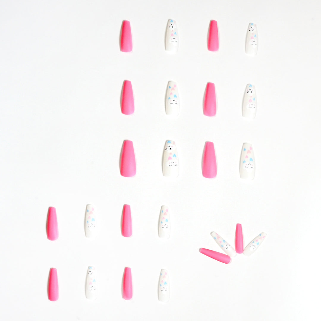 Artful Nail Art with Cute Cloud and Heart Designs Bowlift