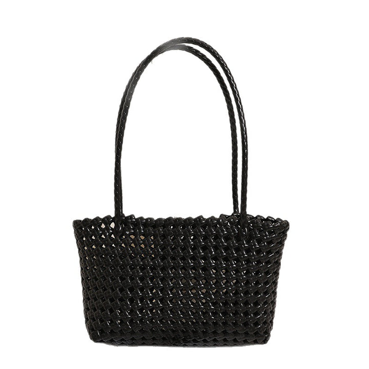 Braided Beach Bag with Practical Folding Mechanism Bowlift