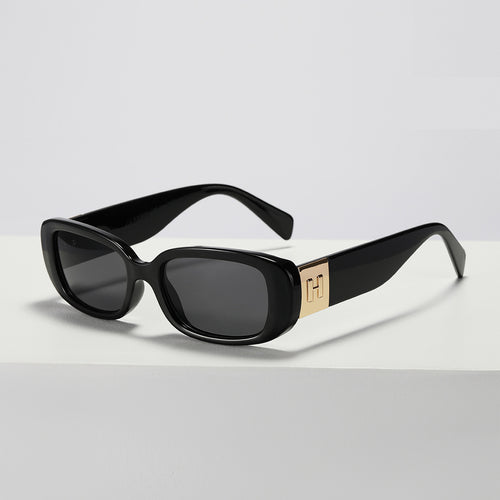 Ladies fashionable sunglasses with ergonomic plastic frame and wide UV protection lenses Bowlift