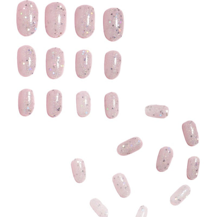 Sparkling Glitter Press-On Nail Set Bowlift