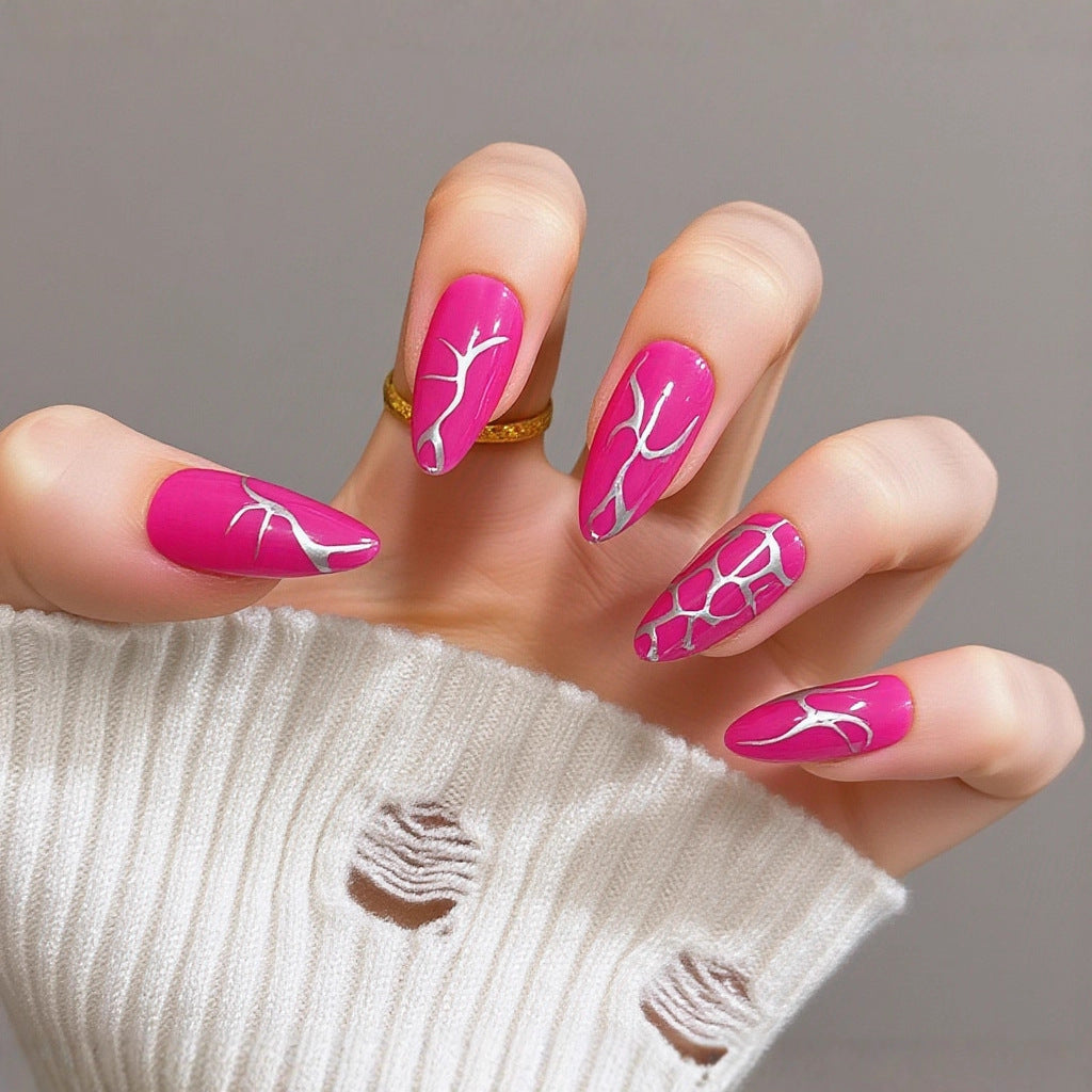 Artful Nail Extensions with Elegant Tips Bowlift