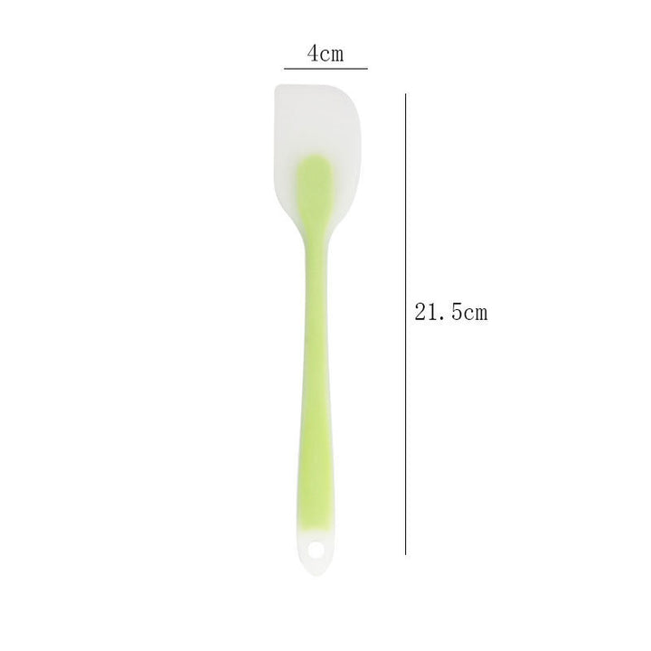 Heat-Resistant Long-Handle Silicone Spatula Scraper with Flexible Rounded Head Bowlift