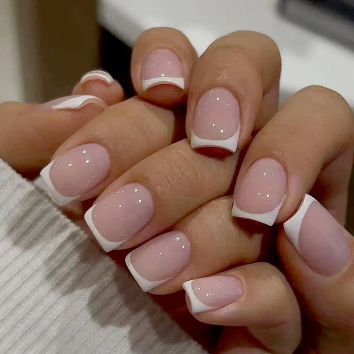 Elegant Floral Bow Press-On Nail Tips Bowlift