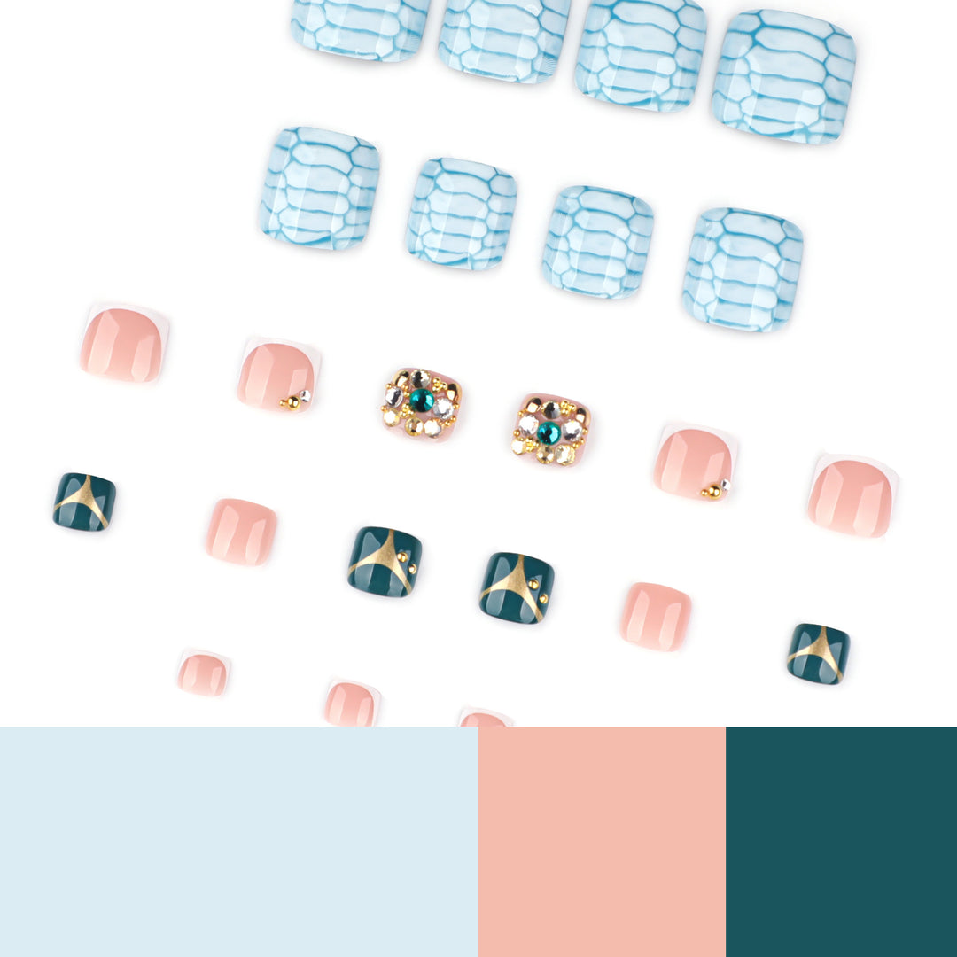 Artful toenail decoration Bowlift