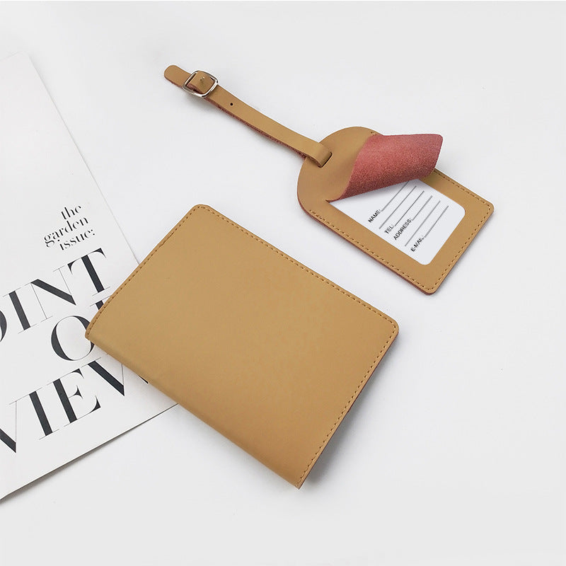 Genuine Leather Luggage Tag Bowlift