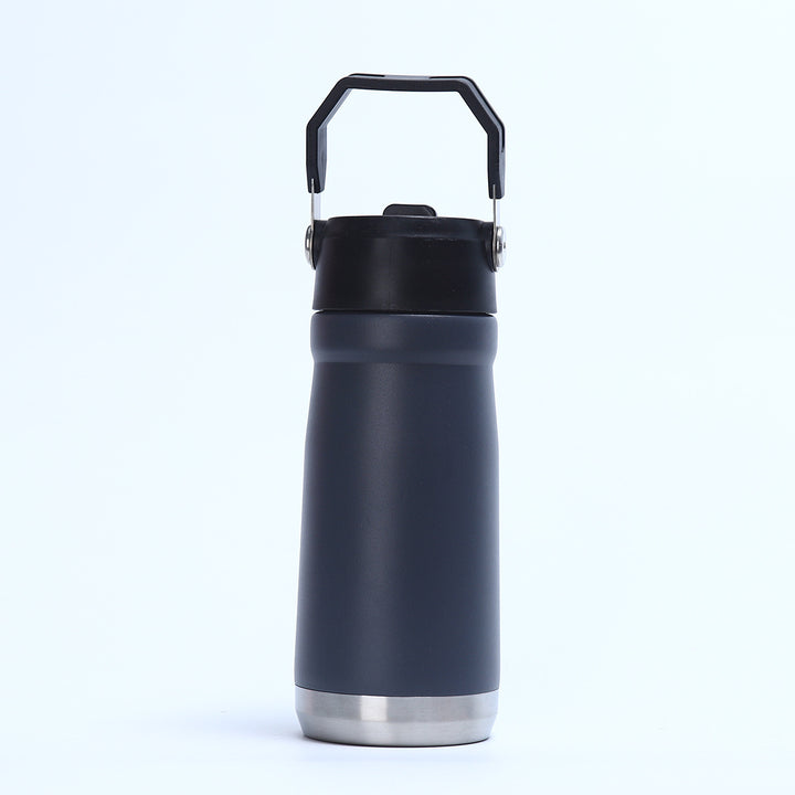 Women's Practical Insulated Drinking Bottle with Foldable Carry Handle Bowlift