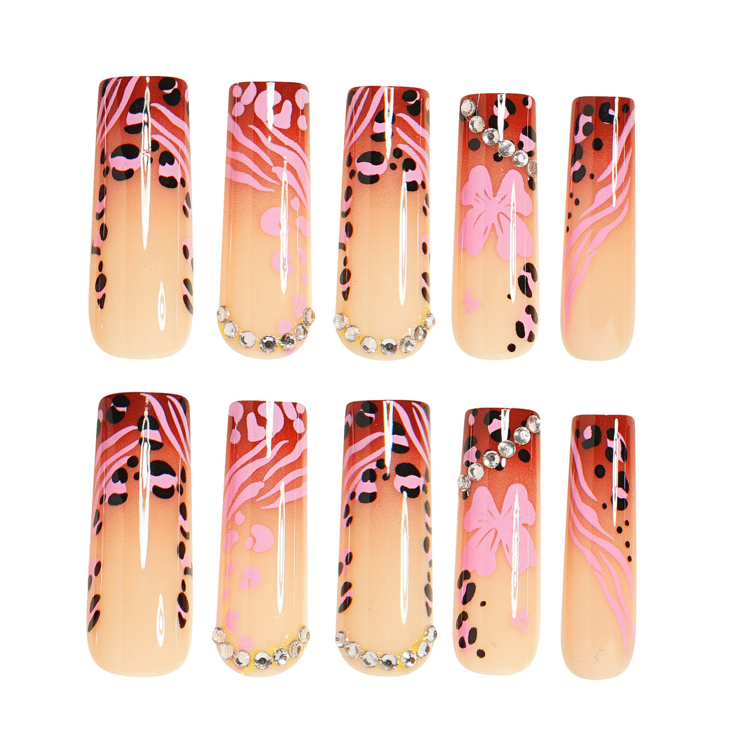 Artistic Press-On Nail Art Tips Bowlift