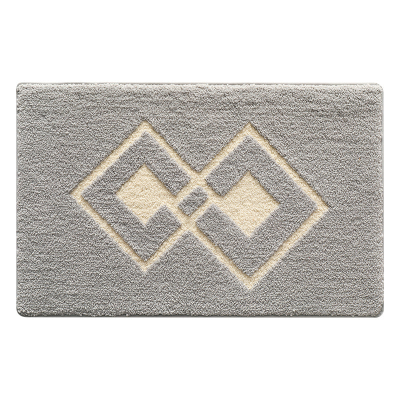 Plush Textured Bathroom Bath Mat Bowlift