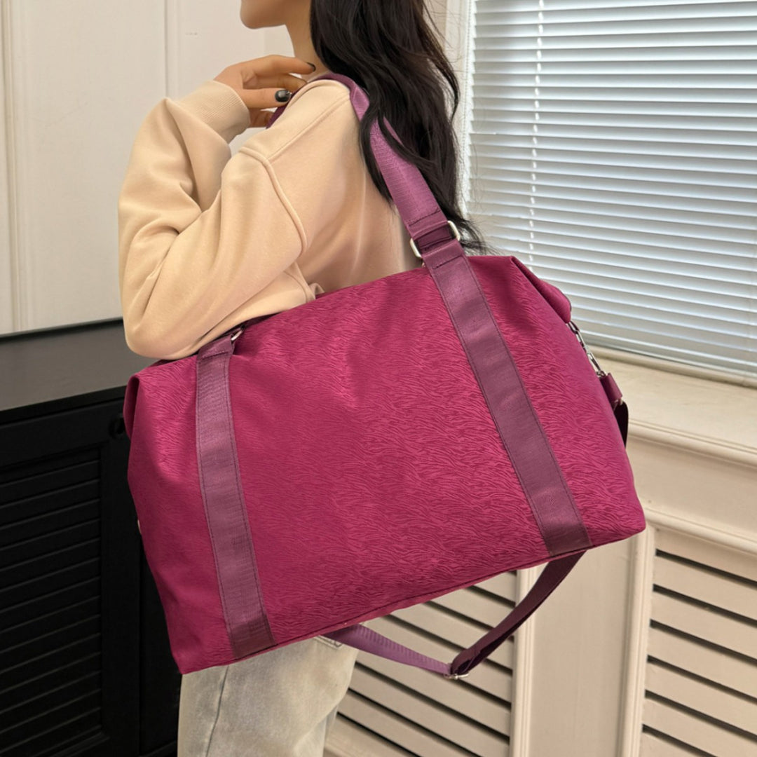 Durable Textured Travel Duffle Bag Bowlift