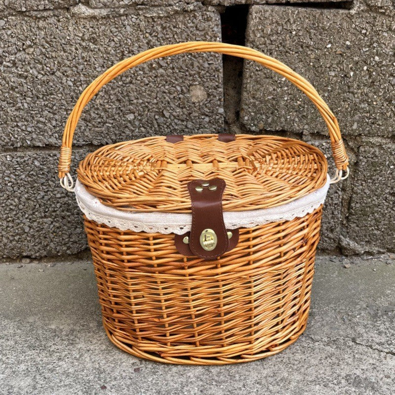 Unisex basket with braided design Bowlift