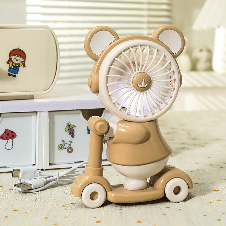 Ladies Portable Mini Fan in Creative Roller Design Bowlift