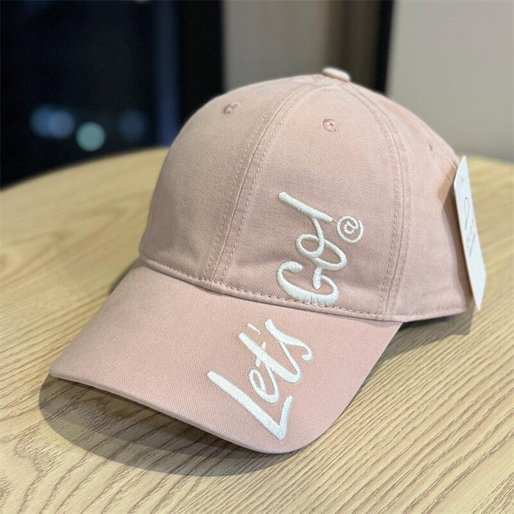 Women's Embroidered Casual Cotton Baseball Cap Bowlift