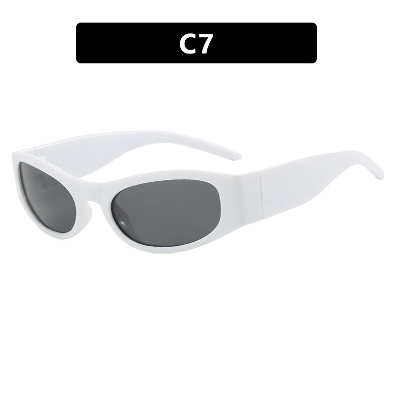 Women's sporty sunglasses with a wide frame and UV protection Bowlift